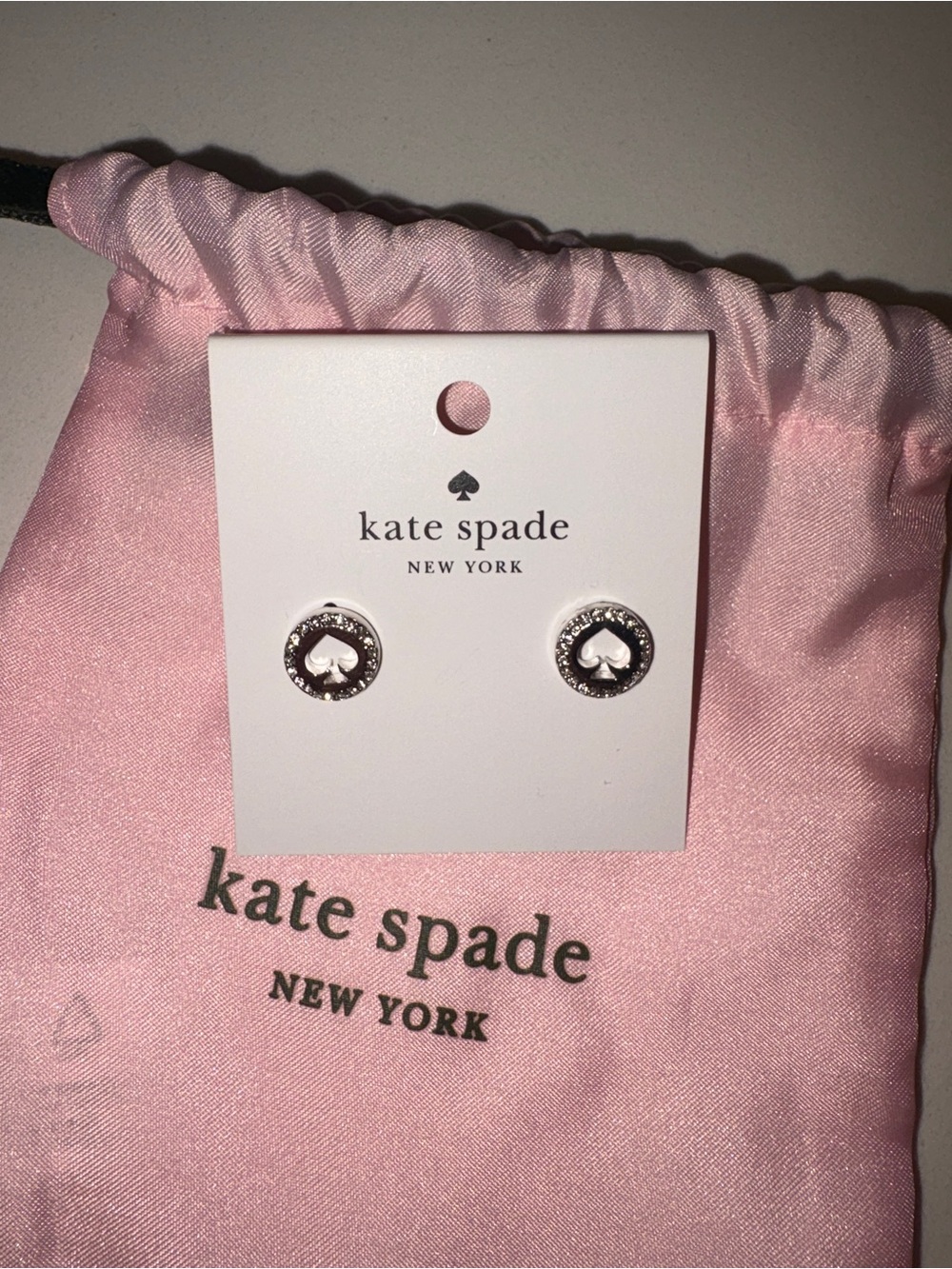 Kate Spade Silver Circle Stud Earrings
